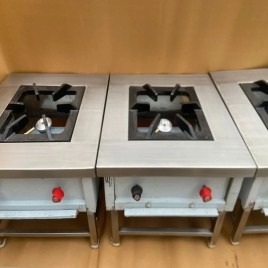 Stainless Steel Two Burner Range, For Hotel, Number Of Burner: 2