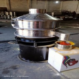 Stainless Steel Vibro Sifter, For Industrial, Capacity: 1 Ton Per Day
