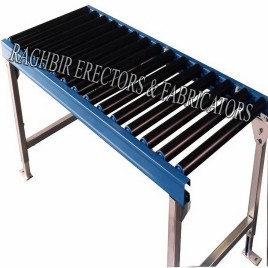 Stainless Steel Warehouse Roller Conveyor, Capacity: 100 Kg/Feet