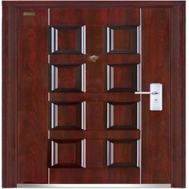 Standard Brown Stainless Steel Door, Single, Thickness: 70mm