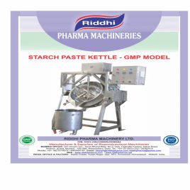 Starch Paste Preparation Kettle, Capacity: 50-200 Litres
