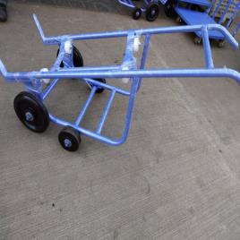 Steel DRUM HANDLER WITH FOUR WHEELERS, For Material Handling