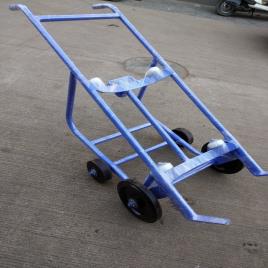Steel DRUM HANDLER WITH FOUR WHEELERS, For Material Handling