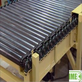 Steel IMEC /POWERED ROLLER CONVEYOR, Capacity: 1-50 kg per feet, Roller Diameter: 50 Od
