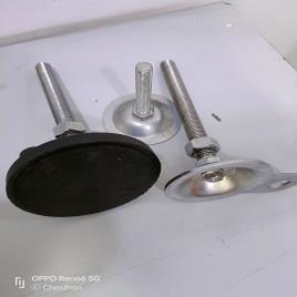 Steel Leveling Foot Pad, For Conveyor, Size: 8mm To 16mm