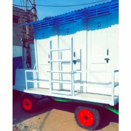 Steel Mobile Portable Toilet