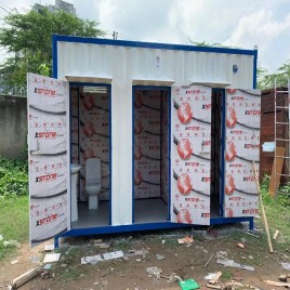 Steel Modular Readymade Portable Toilet