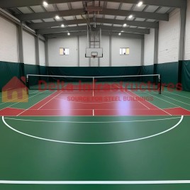 Steel PVC flooring Badminton Court Construction Service, in Karnataka