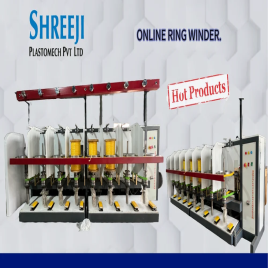 Steel SHREEJI Online Ring Winder Machine