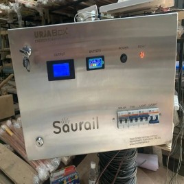 Steel Urjabox Saurail Railway BVCM Brake Wagon Solar System 500W