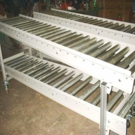 STEEL,PVC .SS.ALLUMINIUM SKE - Gravity Roller Conveyor, Capacity: 200-300 kg Per Feet
