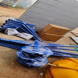 Swaged Type Steel Tubular Poles, Length: 7 m