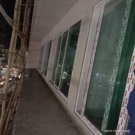 Swing Pristine White Exterior Sliding UPVC Door, For Office, 6 mm