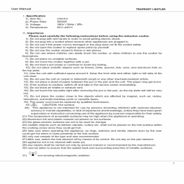 Table Top Induction Hob