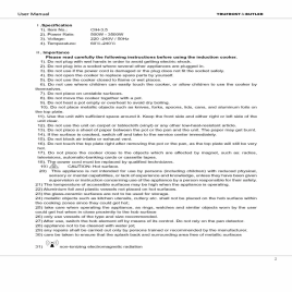 Table Top Induction Hob