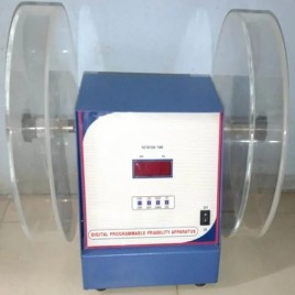 TABLET  FRIABILITY  TEST APPARATUS DOUBLE DRUM DIGITAL