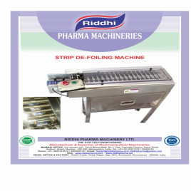 Tablet and Capsule Strip Defoiling Machine