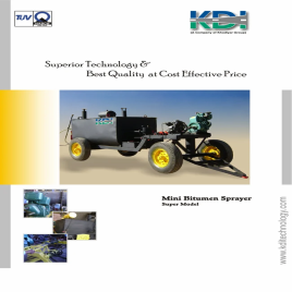 Tar Boiler Bitumen Sprayer