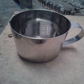 TGPE Stainless Steel Ss Mug with Handles, For Pharmaceutical / Chemical Industry, Size: 2 Ltr