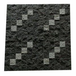 Thick Slab Black Granite Wall Cladding, Thickness: 10 mm