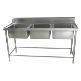 Thomson & Thomsons 4 Stainless Steel Three Sink Unit