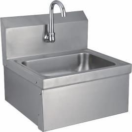 Thomson & Thomsons Stainless Steel Knee Operated Sink, 480X375X250mm