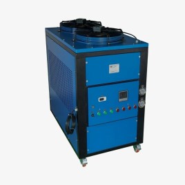 Three Automatic 10 TR Industrial Process Water Chiller, Water-Cooled