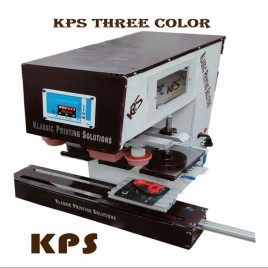 THREE COLOR PAD PRINTING MACHINE