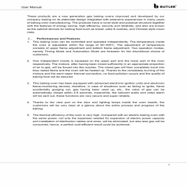 Three Deck Gas Oven - 6 Trays