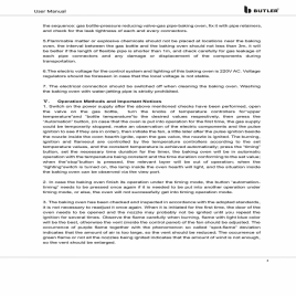 Three Deck Gas Oven - 9 Trays