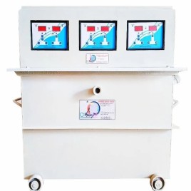 Three Phase 50 Kva Oil Cooled Voltage Stabilizer, For Industrial
