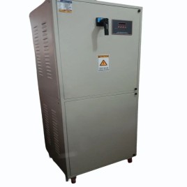 Three Phase Digital controller Servo Controlled Voltage Stabilizer, for Industrial, Wall Mounting