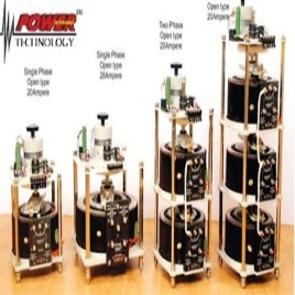 Three Phase Oil Cooled 100 Amps Auto Variable Transformer Manual Variac, 415 Volt