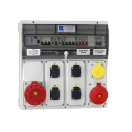 Three Phase Power Distribution Control Panel, 40-55 Deg.cel, 415 V Ac