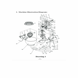 Tilt Head Planetary Mixer - 7.5 litres Bowl