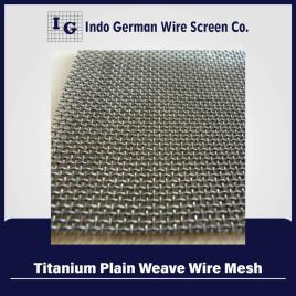 Titanium Plain Weave Wire Mesh