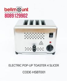 Toasting 4 Slice Pop Up Toaster