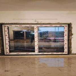 Toughened Glass Upvc Sliding Window