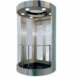 TQCap-1 Glass - S.s. Capsule Elevator, Capacity: 6-8 persons, Maximum Speed: 0.63