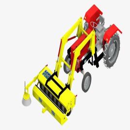 Tractor Front Mounted Road Sweeper
