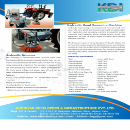 Tractor Mountain Road Sweeper Machine