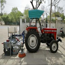 Tractor Mounted Hydraulic Road Sweeper