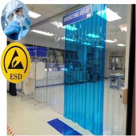 Transparent Anti Static Curtain, Thickness: 3 mm