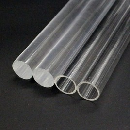Transparent Polycarbonate Tube, For INDUSTRIAL, 1MTR