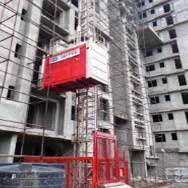 Trolley Material And Passenger Hoist, For Industrial