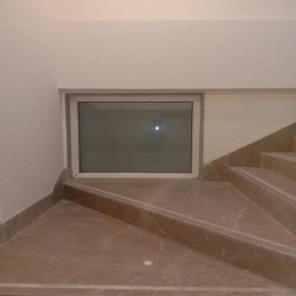 Ultra IN-EX 8 mm Stairs UPVC Fixed Window, 3x2 Feet
