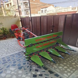 Upto 5 Feet Mild Steel Paddy Reaper Machine With Seat in Petrol, 01 acres/hr, 5 HP