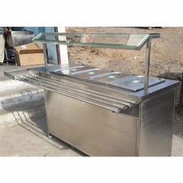 Utkarsh SS Chat Display Counter, For Commercial, Power Consumption: 2 Kw