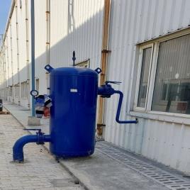 Vertical MS Air Receiver Storage Tank, 150-200 psi, Storage Capacity: 1000-5000 L