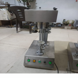 Vertical Seal Machine Can Sealing Machines, Capacity: 500 can/hour